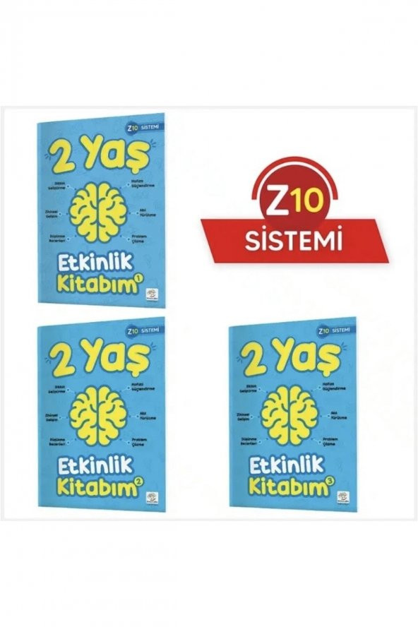 2 Yaş Etkinlik Kitabım Seti (z10 Sistemi)