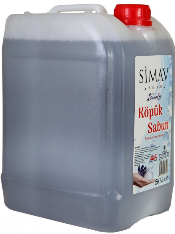 SİMAV Termal Sulu Lavanta Özlü Köpük Sabun Seti 2li - 5 Lt + 500 ml - 3