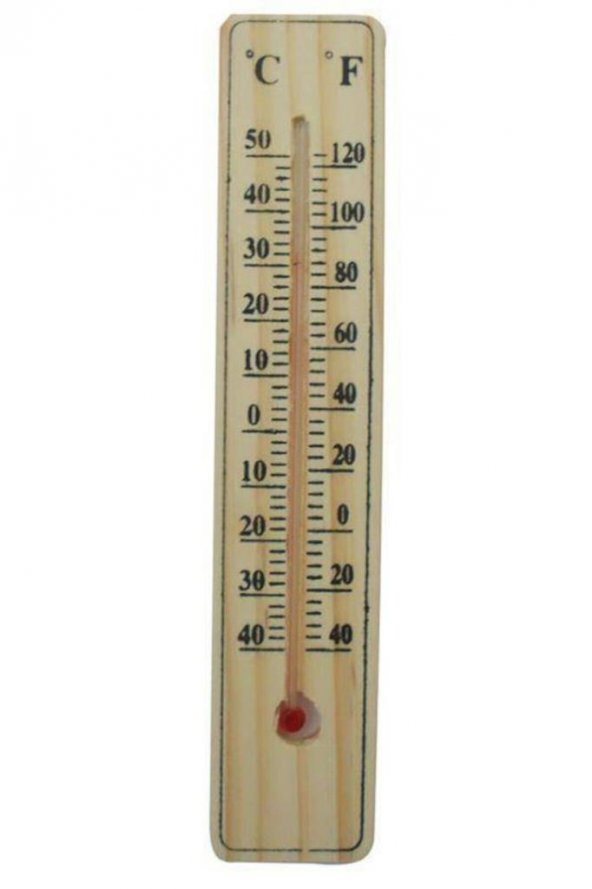 Ahşap Oda Sıcaklığı Sıcaklık Ölçümü Termometresi Küçük Boy