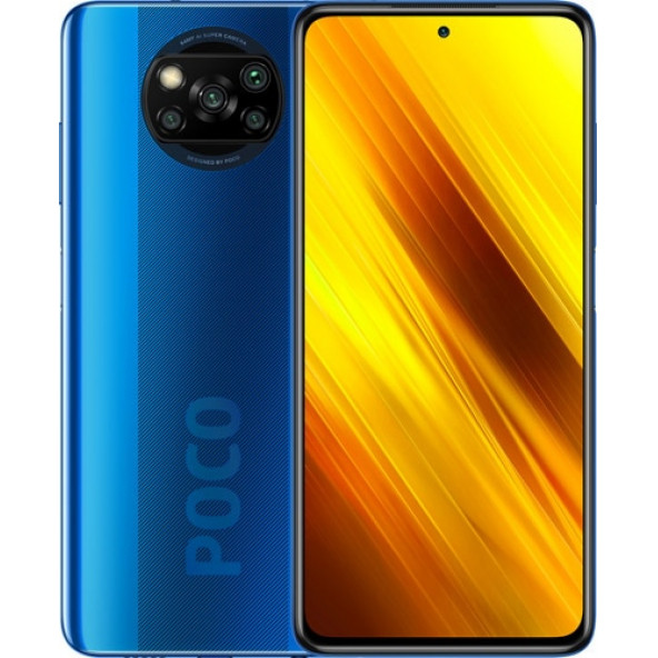 Poco X3 NFC 128 GB Mavi (İthalatçı Garantili)