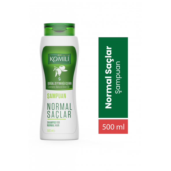 Komili Normal Saçlar İçin Vegan Temel Bakım Şampuanı - 500 ML