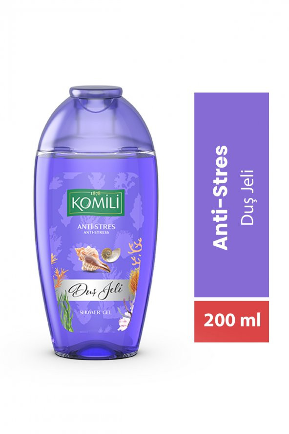 Komili Anti-stres Vegan Seyahat Boy Duş Jeli - Egzotik Koku - 200 ML