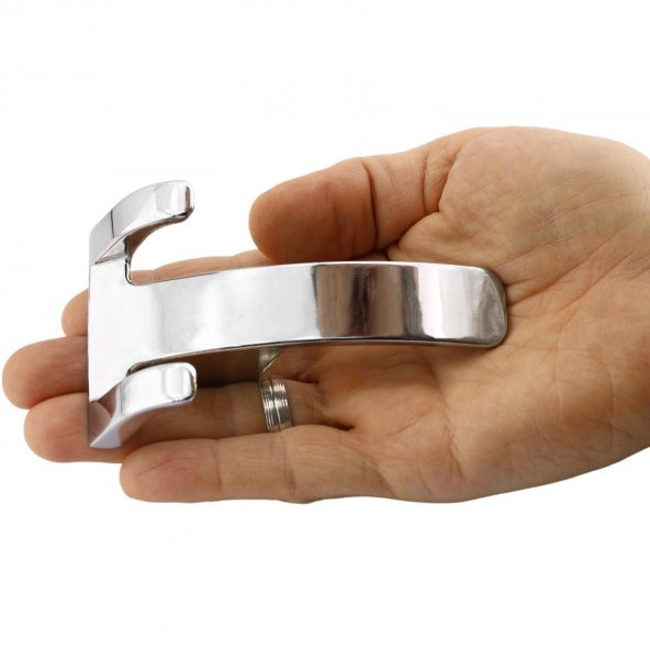 Apex Metal Portmanto Askı Vestiyer Duvar Dolap Elbise Askısı Krom Mobilya Kapı Askılığı Aparatı - 4