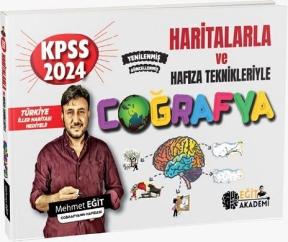 KPSS TYT AYT HARİTA VE HAFIZA TEKNİKLERİYLE COĞRAFYA  MEHMET EĞİT