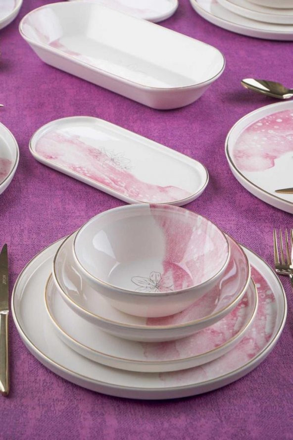 Acar Adore 27 Parça 6 Kişilik Yemek Takımı XSH-21-0490 - 5