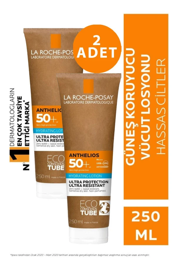 La Roche Posay Anthelios Hydrating Lotion SPF50+ 250 ml 2 Adet