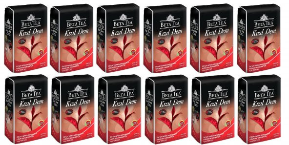 Beta Tea Kızıl Dem Siyah Çay 12x1 Kg
