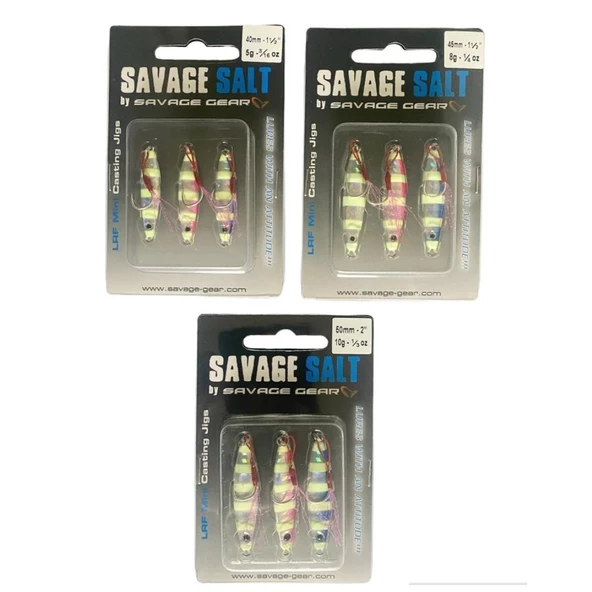 Savage Gear Psycho Sprat Lrf Jig Yem 3Adet Set Turkish Zebra Mix
