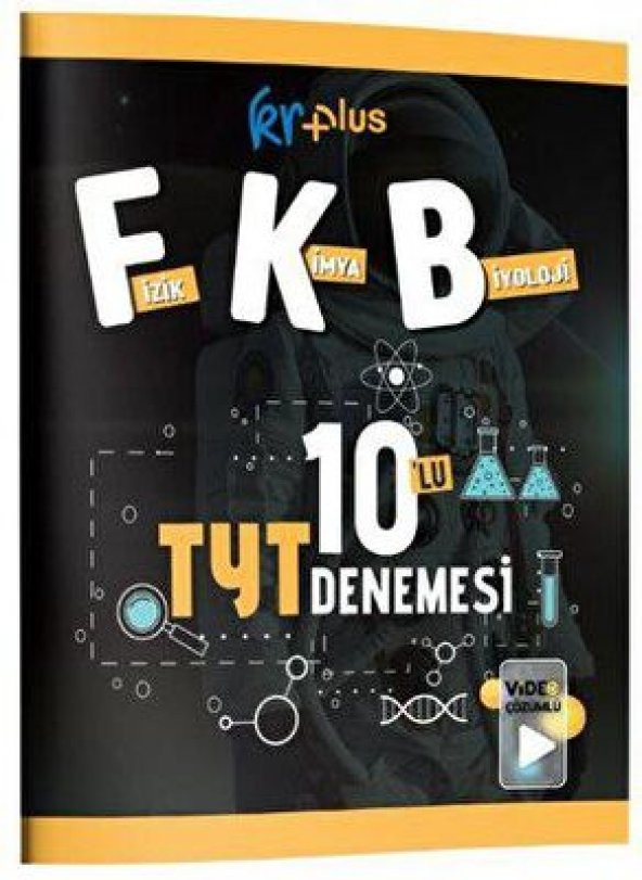 KR PLUS TYT FİZİK KİMYA BİYOLOJİ 10 DENEMESİ