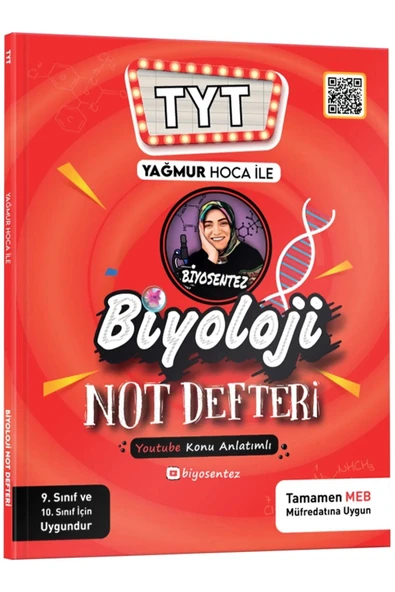 TYT YAĞMUR HOCA İLE BİYOSENTEZ BİYOLOJİ NOT DEFTERİ