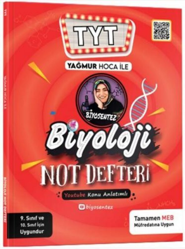 TYT YAĞMUR HOCA İLE BİYOSENTEZ BİYOLOJİ NOT DEFTERİ