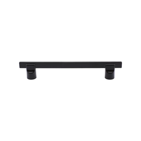Oval Lama 160 Mm Düz Mobilya Mutfak Dolabı Çekmece Dolap Kapak Kulpu Kulpları Kulbu Siyah Metal Kulp - 5