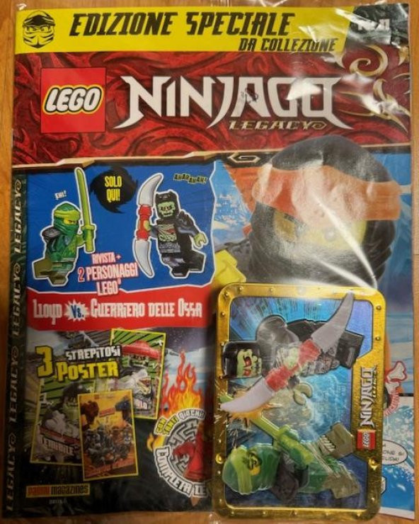 LEGO Ninjago Dergi - Metal Kutu 2 Minifigure - İtalyanca ürün görseli