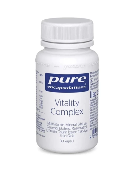 Pure Encapsulations Vitality Complex 30 Kapsül ürün görseli