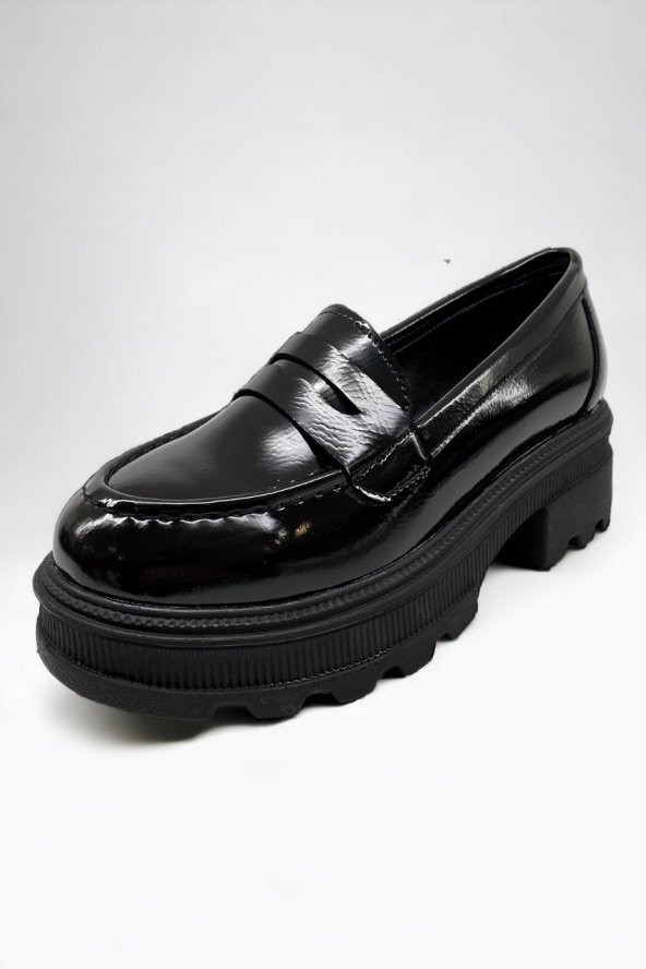 Massima 6090 Siyah Rugan Casual Kadın Ayakkabı