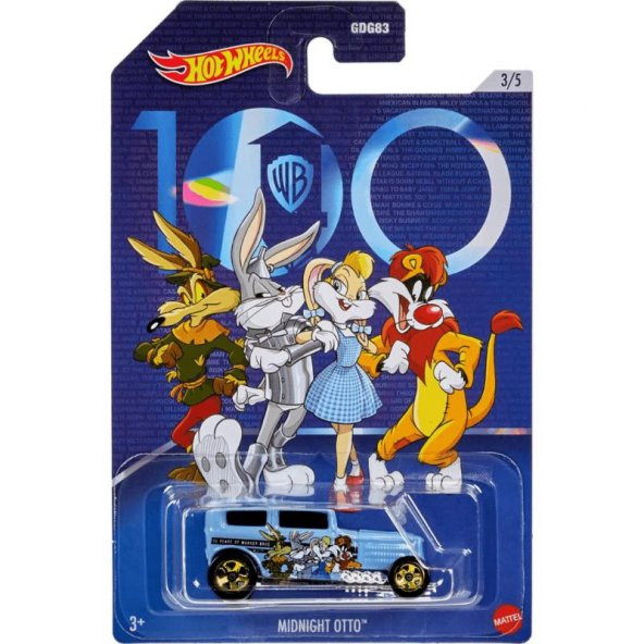 Hot Wheels Looney Tunes Temalı Araba HMV73 HLK30, Warner Bros 100. Yıl Temalı Arabalar - 3