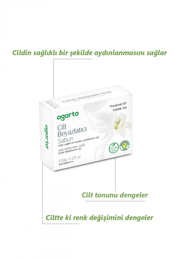 Agarta Cilt Beyazlatıcı Sabun 150 Gr - 2