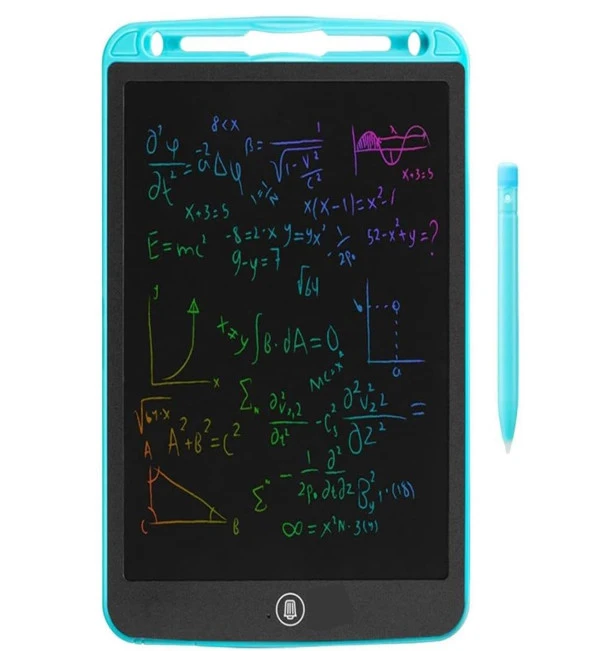 10 Inch, Kalemli LCD Dijital Çizim-Eğitim Yazı Tableti, Dijital Çizim Pedi-10 inç, Turkuaz