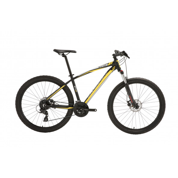 BİSAN MTX 7200 SİYAH/SARI 21"/53CM 27,5" 24 VİTES DAĞ BİSİKLETİ