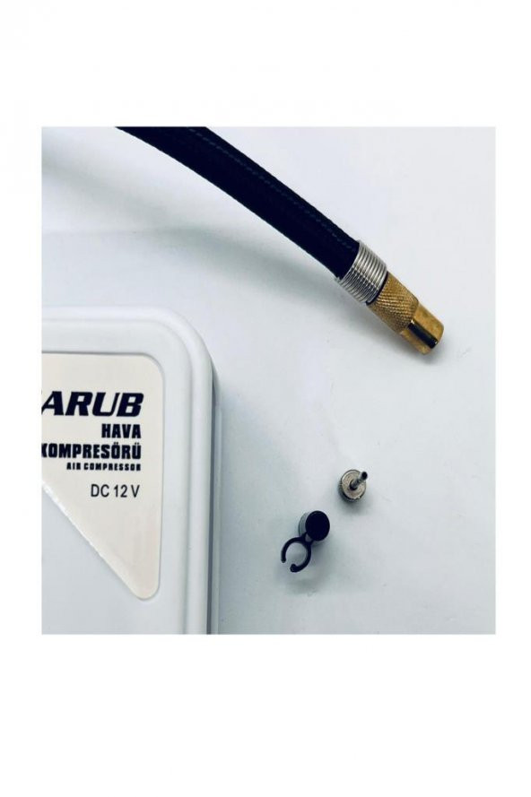 Carub BR2491105 150 PSI Basınçlı Hava Kompresörü Beyaz Mini Hava Pompası - Resim 6