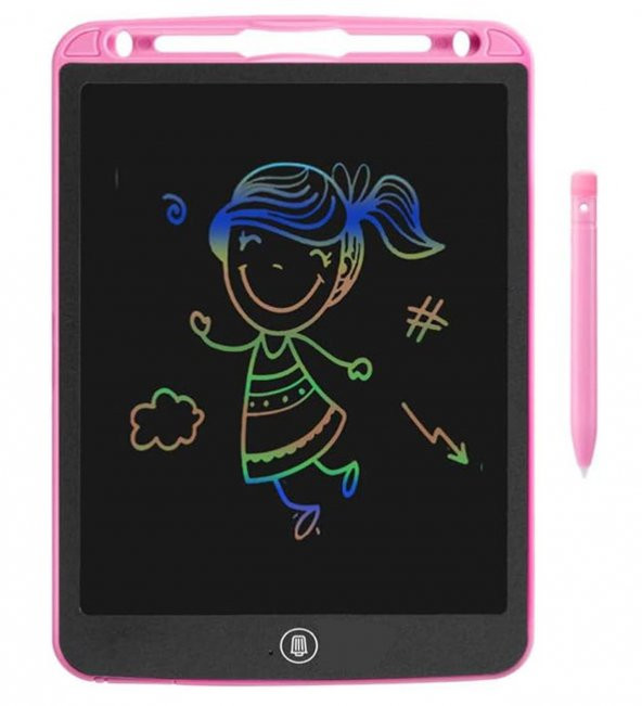 10 Inch, Kalemli LCD Dijital Çizim-Eğitim Yazı Tableti, Dijital Çizim Pedi-10 inç, Pembe