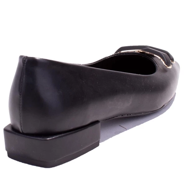 Dagoster DZA07-8243606 Siyah Klasik Topuklu Kadın Ayakkabı - 4