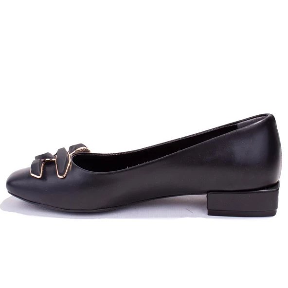 Dagoster DZA07-8243606 Siyah Klasik Topuklu Kadın Ayakkabı - 3