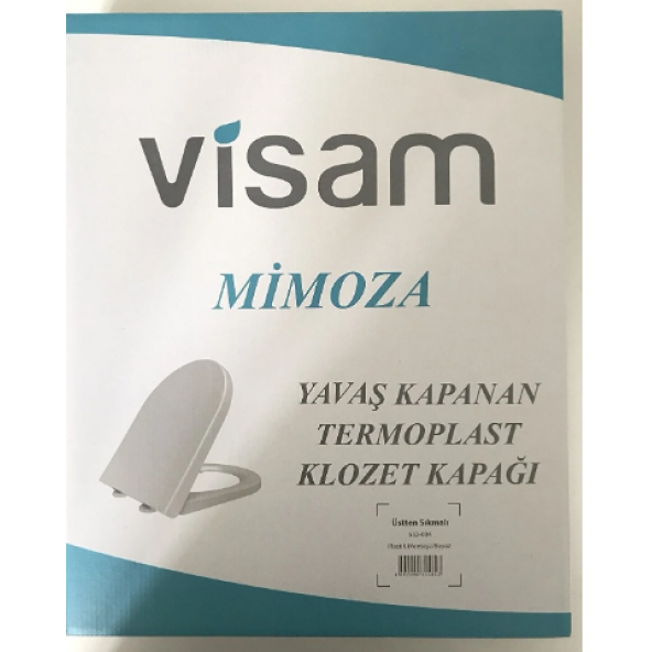 Visam Mimoza Termoplast Yavaş Kapanır Klozet Kapağı - 3