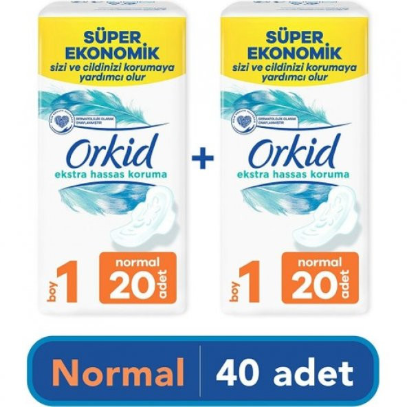 ORKID EKTRA HASSAS NORMAL 2X20 AVANTAJ PAKET ürün görseli 1