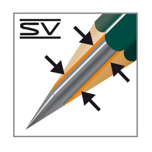 B Resim Kalemi Dereceli Kalem 2 Adet Fatih Dereceli Resim Kalemi Yumuşak Uçlu Kurşun Kalem - 3