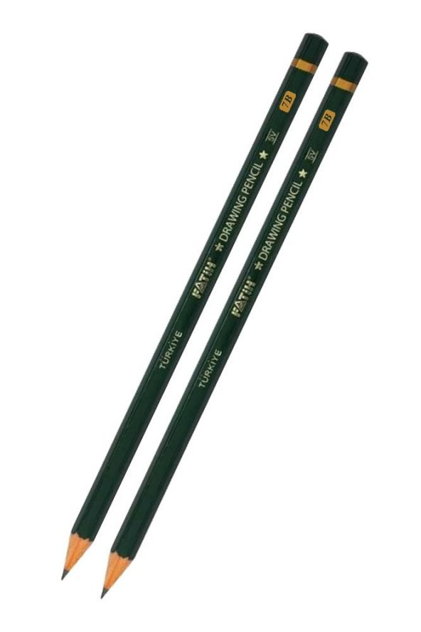 7B Resim Kalemi Dereceli Kalem 2 Adet Fatih Dereceli Resim Kalemi Yumuşak Uçlu Kurşun Kalem