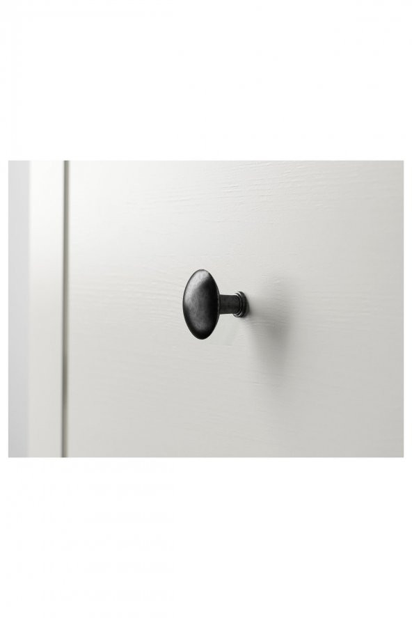 Komodin-Şifonyer HEMNES MeridyenDukkan Beyaz Vernik, 54x66 cm 2 Çekmeceli - 3