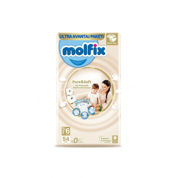 MOLFİX PURE & SOFT 6 NO 54 ADET