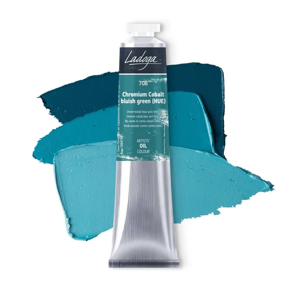 St. Petersburg Ladoga Yağlı Boya 46 ml Chromium-Cobalt Bluish-Green (Hue) 708