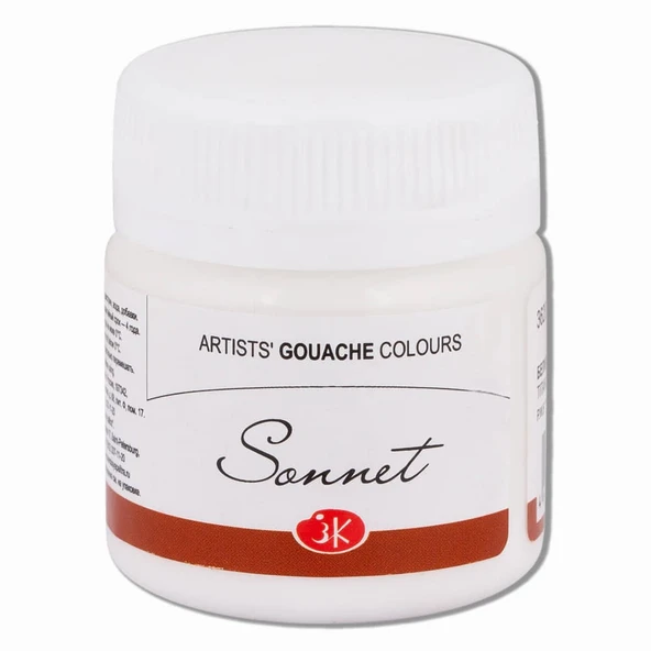 St. Petersburg Sonnet Guaj Boya 40 ml 101 Titanium White