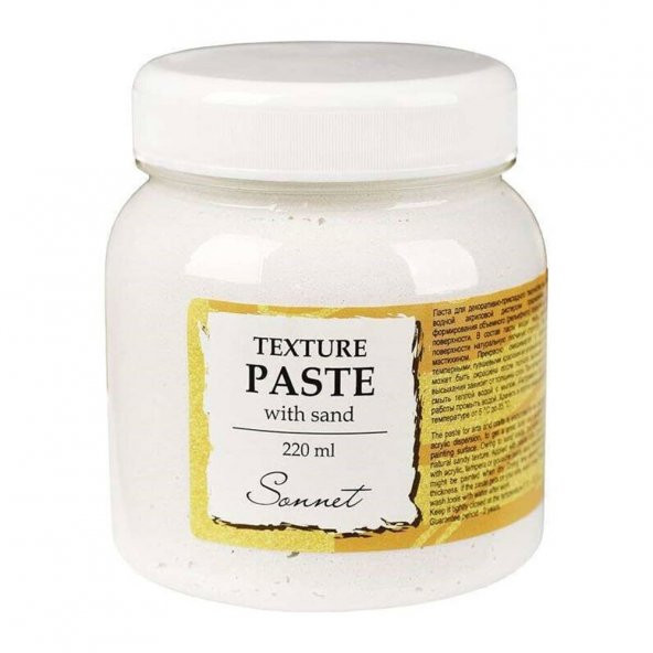 St. Petersburg Sonnet Texture Paste With Sand 220 ml 5523953