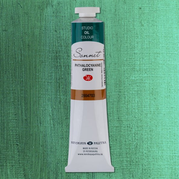 St. Petersburg Sonnet Yağlı Boya 46 ml 703 Phthalocyanine Green