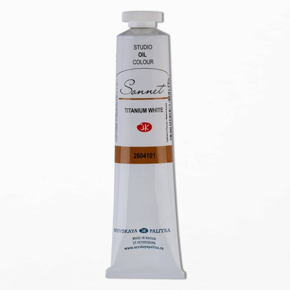 St. Petersburg Sonnet Yağlı Boya 46 ml 101 Titanium White