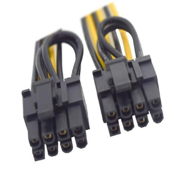 SpeedUF 4302 Pci e 8 Pin (6+2) 2X Pci-e Ekran Kartı Power Çoklayıcı Kablosu - 5