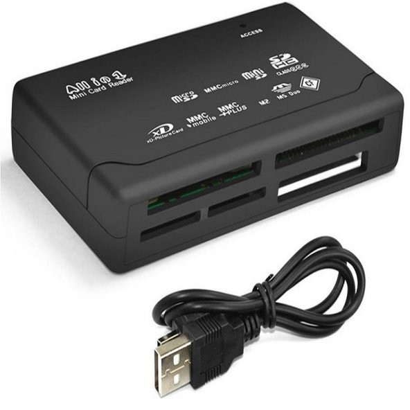 SpeedUF 4296 Usb Hub Micro SD Xd Mmc Ms Cf Tf Mini M2 Combo Kart Okuyucu - 3