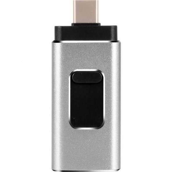 Flash Bellek iPhone Micro USB Type-C 32GB 64GB 128GB 256GB OTG