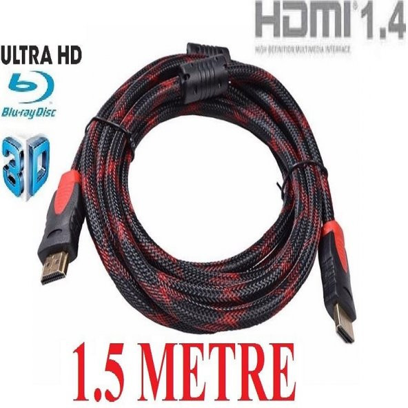 SpeedUF 4239 Hdmi Kablosu 1.4b 3D 1.5 Metre Örgülü Hdmi Görüntü Kablosu - 2