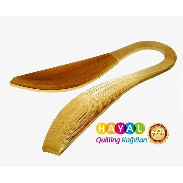 Hayal 3mm nubuk sarı Renkli Quilling Kağıdı - 100lü
