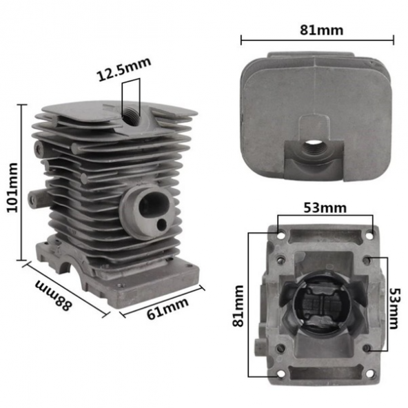 STİL MS 170 SİLİNDİR PİSTON SET 37 MM - 2