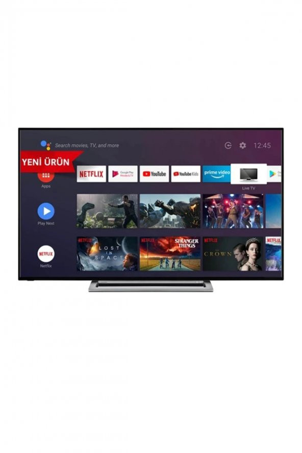 Toshiba 65UA3D63DT 4K Ultra HD 65" 165 Ekran Uydu Alıcılı Android Smart LED TV