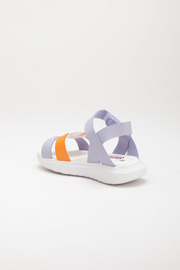 Şirinbebe Şiringenç Kare Baretli Lila Kız Bebek Çocuk Sandalet - 4
