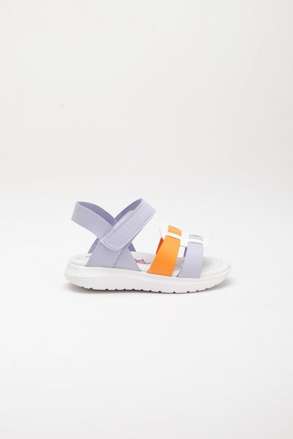 Şirinbebe Şiringenç Kare Baretli Lila Kız Bebek Çocuk Sandalet - 5