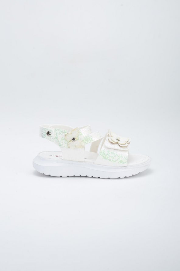 Şirinbebe Şiringenç Kelebek Model Sedef Kız Bebek Çocuk Sandalet - 3