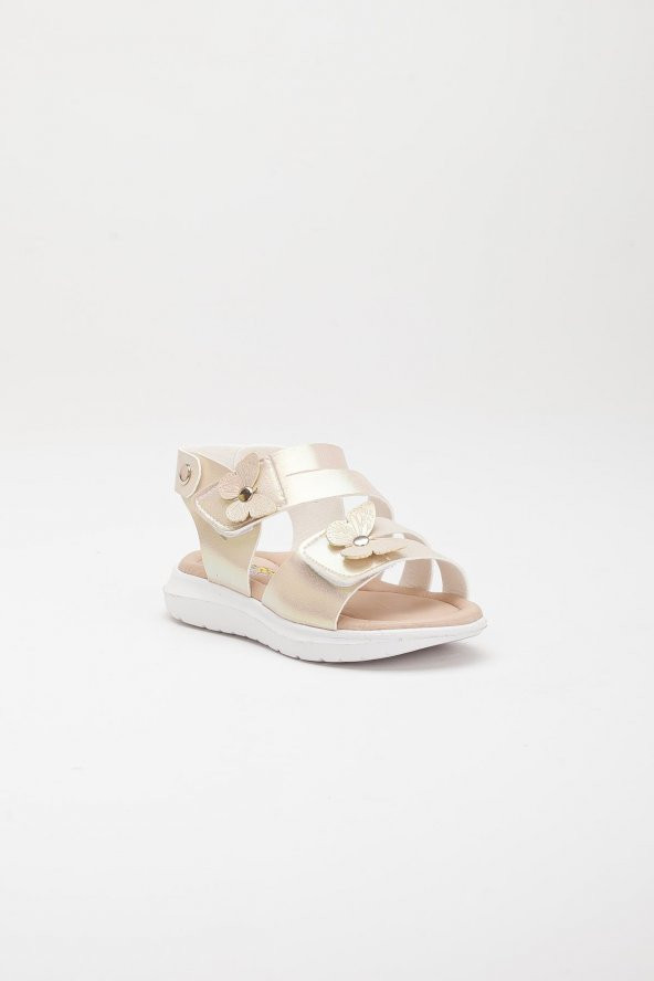 Şirinbebe Şiringenç Kelebek Model Gold Kız Bebek Çocuk Sandalet - 6