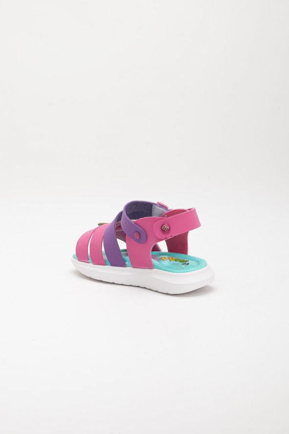 Şirinbebe Şiringenç Kelebek Model Mor Kız Bebek Çocuk Sandalet - 7